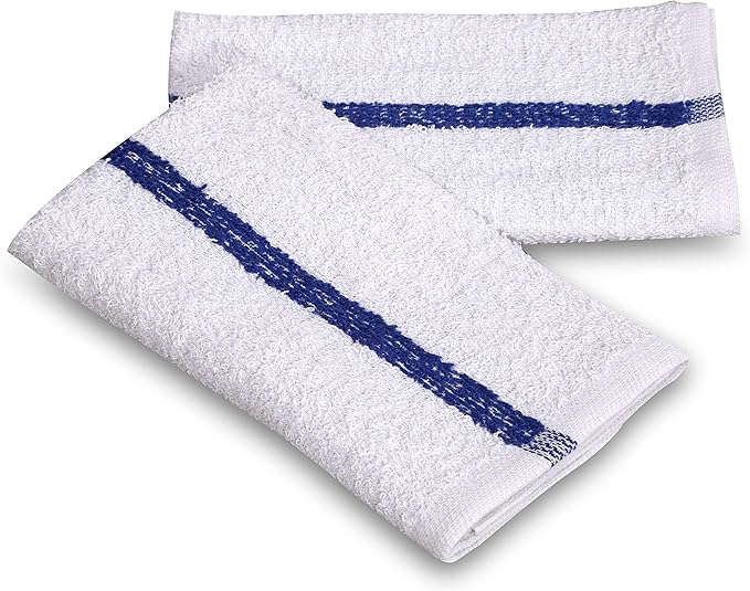 GOLD TEXTILES 60 PC New Cotton Blend White Restaurant Bar Mops Kitchen Towels - Image 2