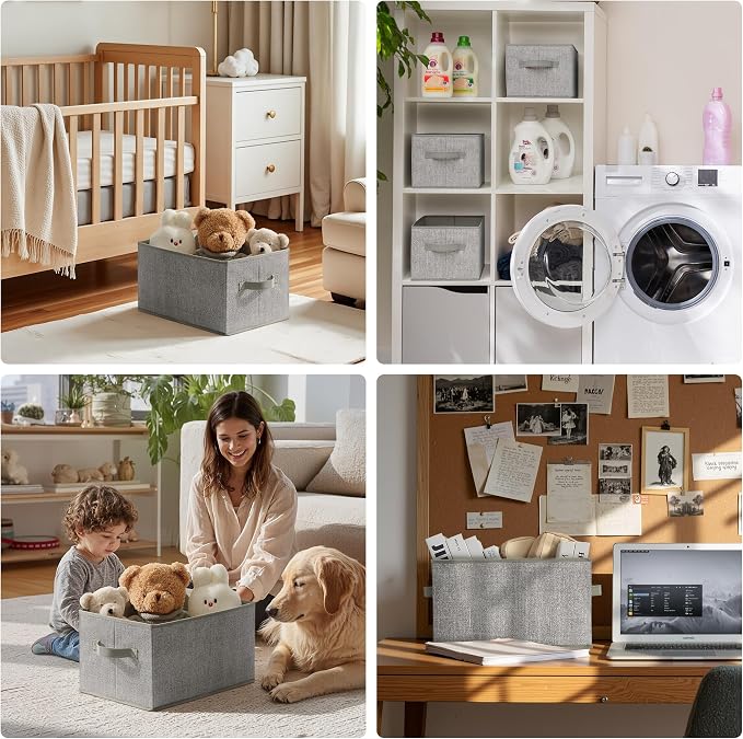 GRANNY SAYS Storage Baskets for Shelves, Fabric Storage Bins - Image 7