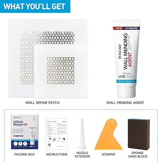 Wall Spackle & Drywall Repair Patch Kit - Image 3