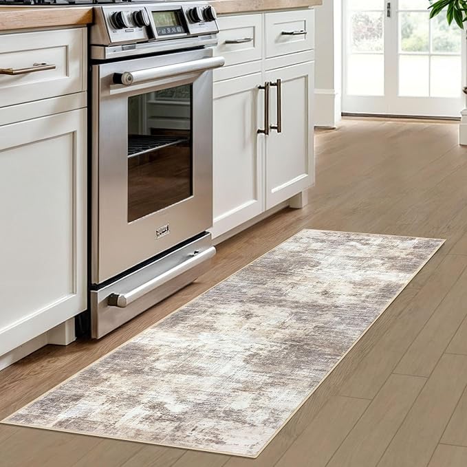 IOHOUZE Abstract Runner Rug 2x6 Ft Washable Runners - Image 2