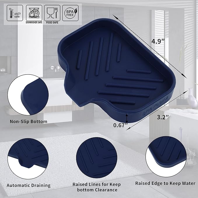 Silicone Bathroom Soap Dishes - Image 2