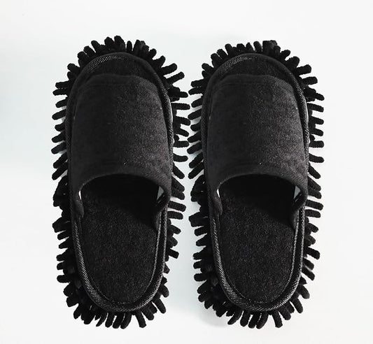 Women's Microfiber Floor Cleaning Mop Slippers - Image 2