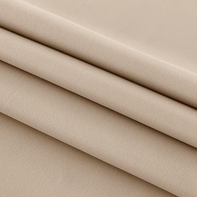 DWCN French Door Curtains – Rod Pocket Thermal Blackout Curtain - Image 5