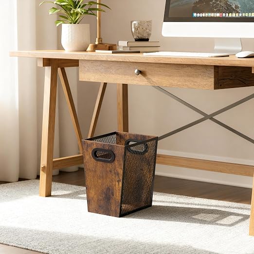 Piskyet Rustic Office Trash Can - Image 5