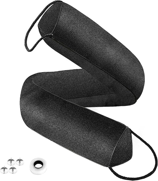 QUOLIX Triangle Under-Door Draft Stopper, Weighted Weather Stripping by QUOLIX
