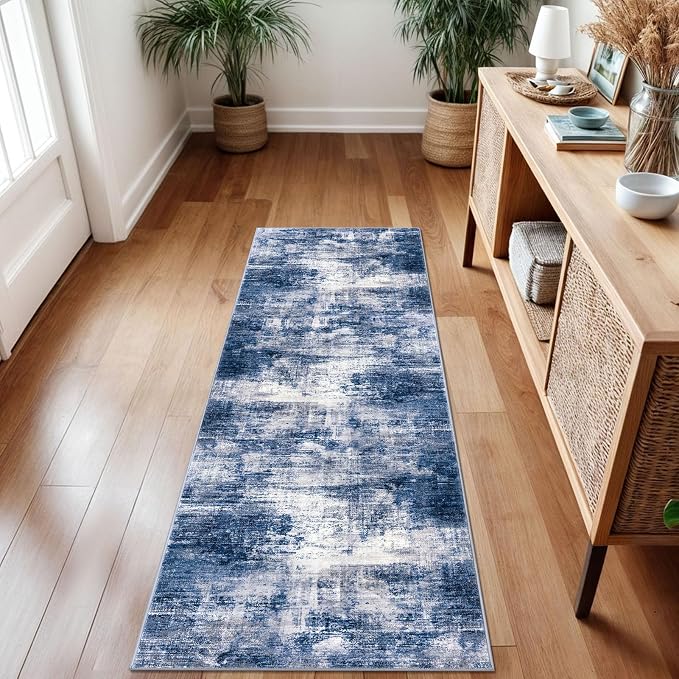 IOHOUZE Abstract Runner Rug 2x7 Ft Washable Runners - Image 2