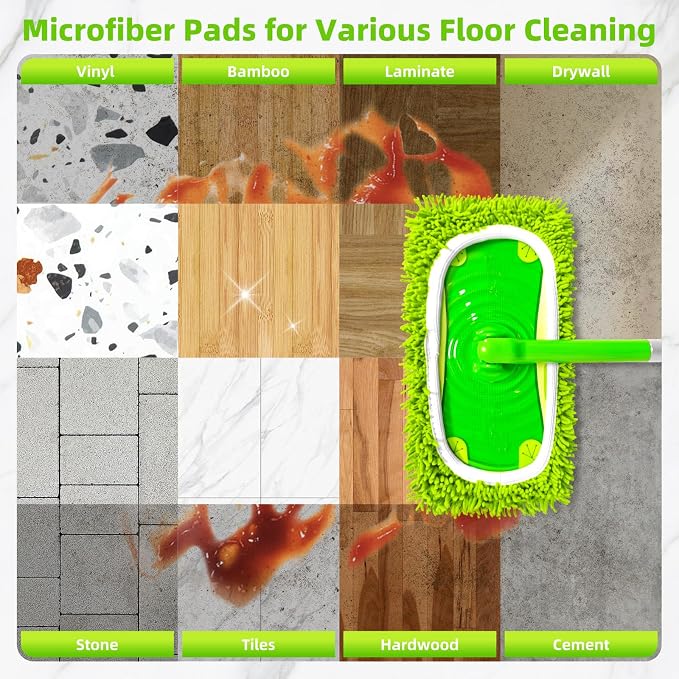 Reusable Dry Sweeping Cloths Microfiber Wet Pads Refill Compatible - Image 5