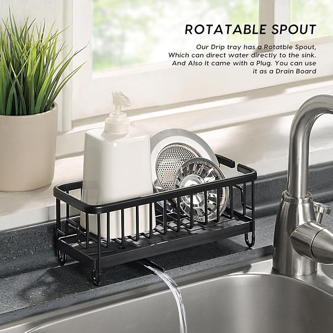 SunnyPoint Never Rust Aluminum Utensil, Sink Cleaning Tools Holder - Image 2