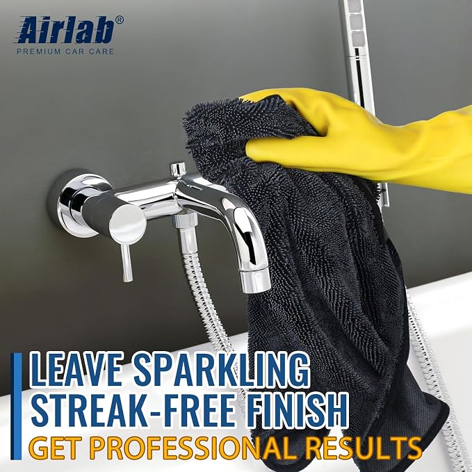 Airlab Microfiber Towels for Cars Wash Drying Extra Large Super Absorbent - Image 8