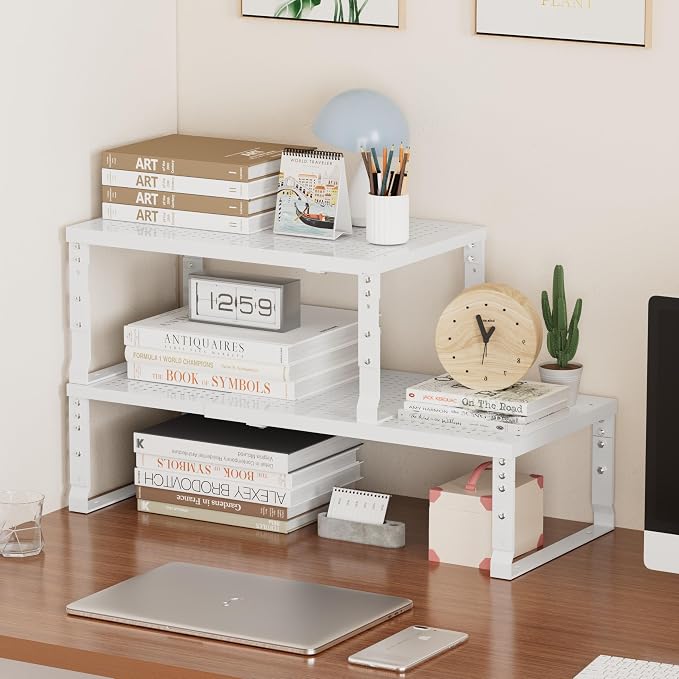 Metal Stackable Expandable Storage Shelf - Image 2