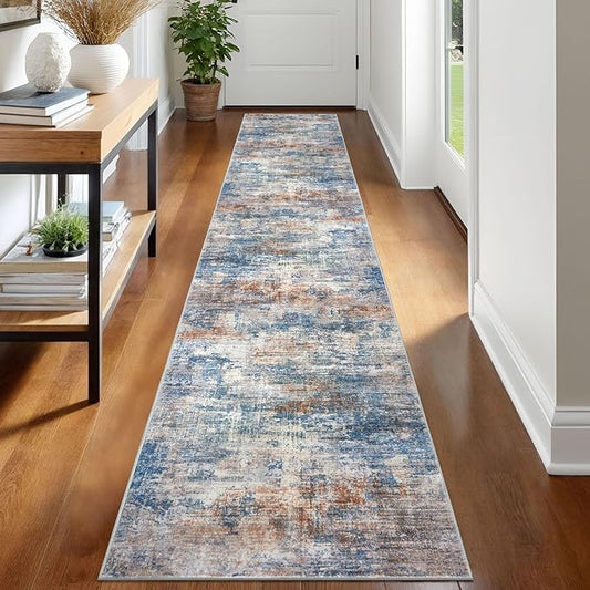 IOHOUZE Abstract Runner Rug 2x12 Ft Washable Runners by iOhouze