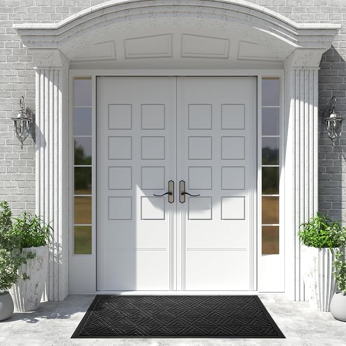 Yimobra Extra Large Door Mat 60x32, All-Weather Waterproof Non-Slip Welcome - Image 3