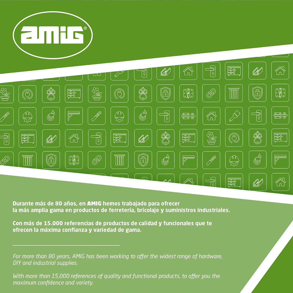 Amig - Extendable Wall Clothesline | High Strength Aluminium | Stainless Stee...