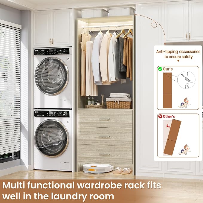 Aheaplus 2FT Closet System - Image 3