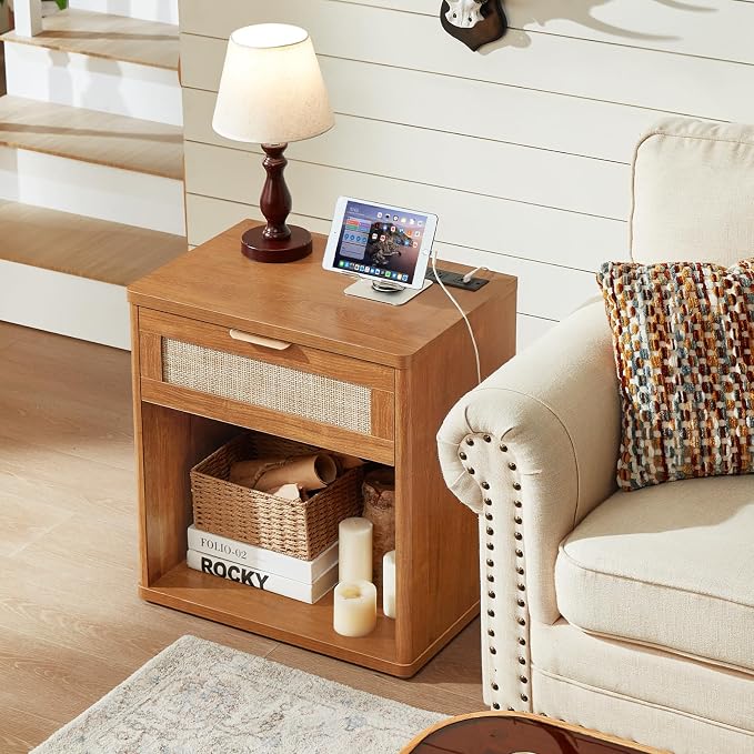 LEYAOYAO Rattan Nightstand - Image 6