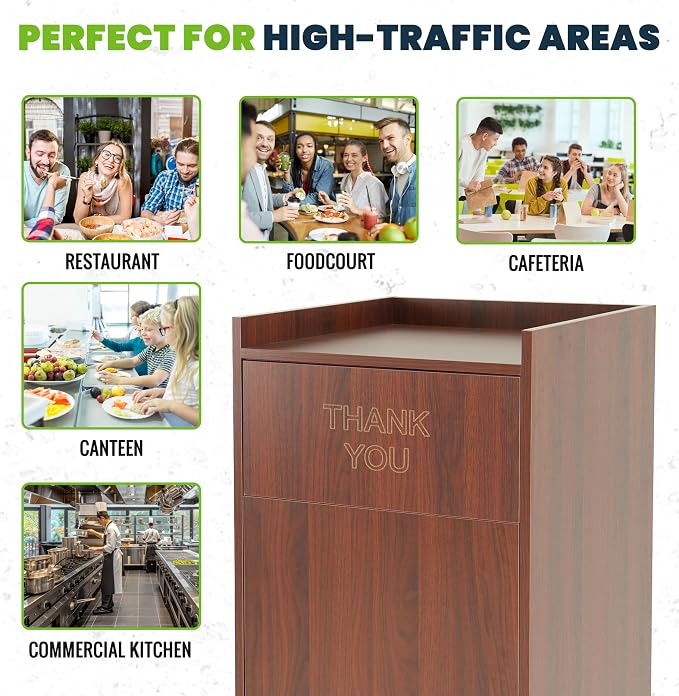Alpine Restaurant Trash Can Cabinet - Image 9