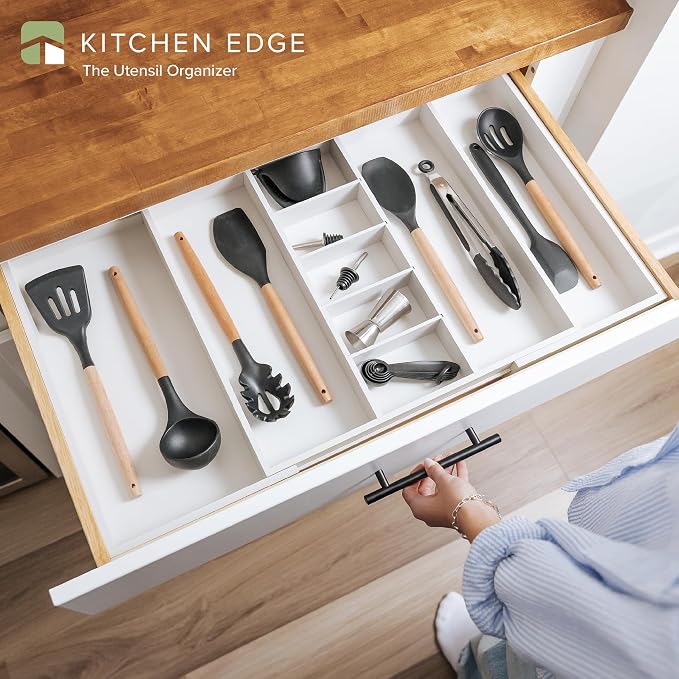 KitchenEdge Adjustable Kitchen Drawer Organizer - Image 2