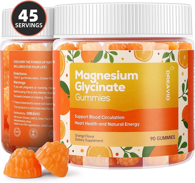 90 Count Magnesium Glycinate Gummies 400mg w/Ashwagandha Supplement - Image 7
