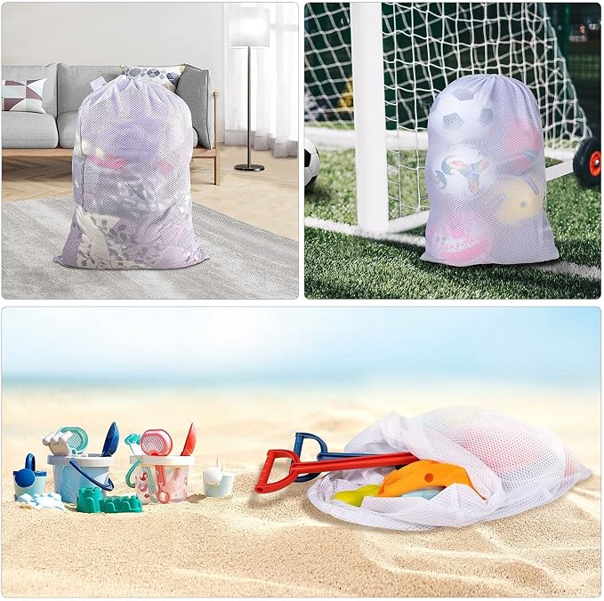 Polecasa Extra Heavy Duty Large Diamond Mesh Laundry Bags - Image 7