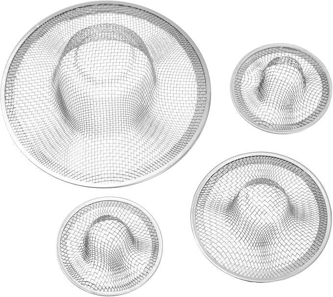 Juvale 4-Pack Stainless Steel Kitchen Sink Drain Strainer - Image 9