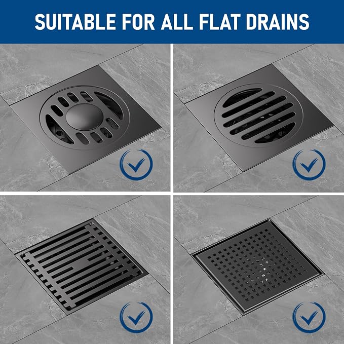 Disposable Hair Catcher Shower Drain Mesh Stickers, Hair Catchers - Image 4