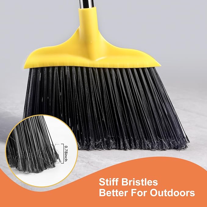 3 Pack Outdoor Heavy Duty Broom 59 Inch - Image 5