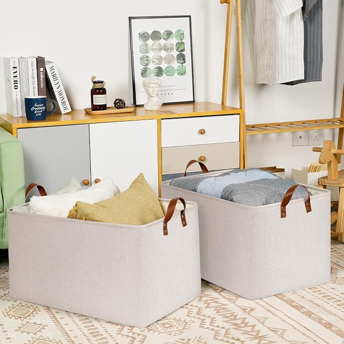 DULLEMELO Beige Storage Baskets - Image 3