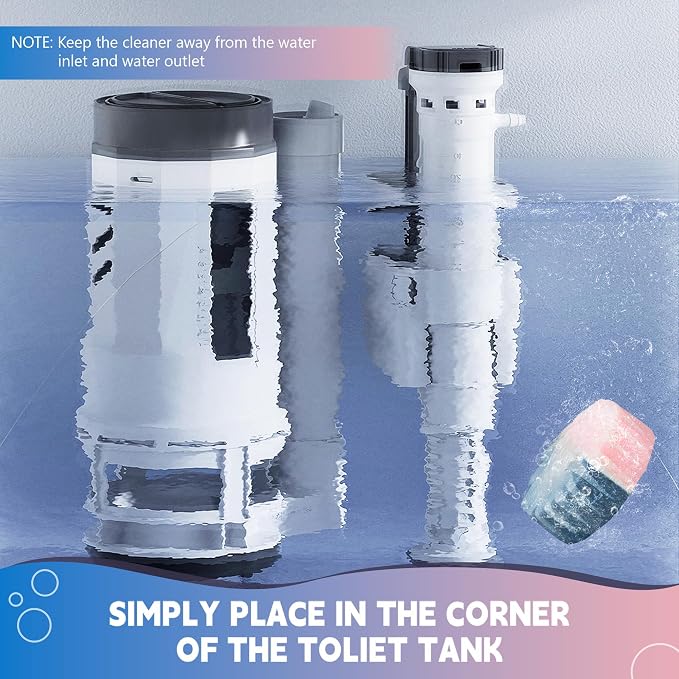 Toilet Bowl Cleaner Tablets, Automatic Toilet Bowl Cleaners, Long-Lasting - Image 3