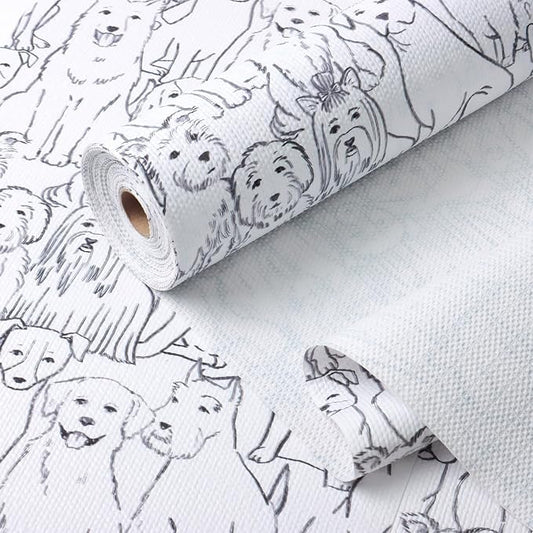 Dog Shelf Liner Non-Adhesive and Strong Non-Slip, Animal Cabinet Drawer Liners by Amiitay