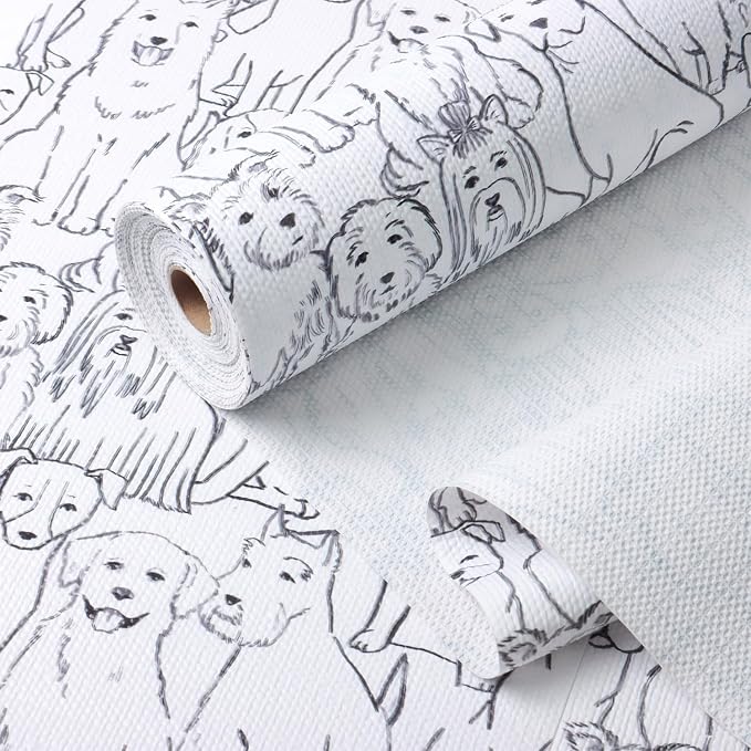 Animal Shelf and Drawer Liner for Cabinets, 12IN x 20FT Non-Adhesive and Strong by Amiitay