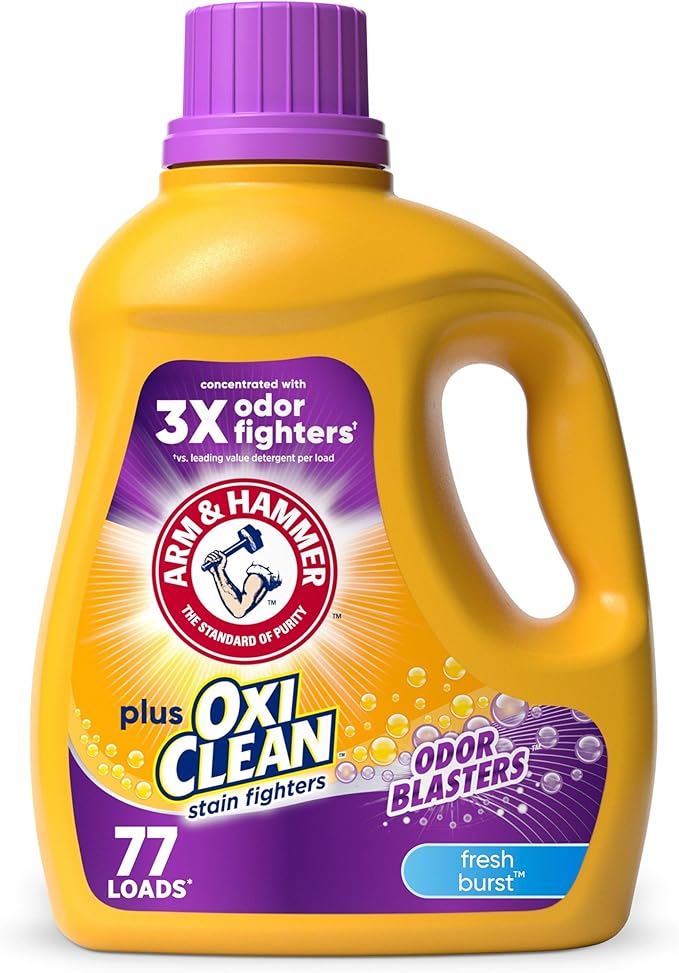 ARM & HAMMER Plus OxiClean Odor Blasters Fresh Burst, 77 Loads Liquid Laundry by ARMHAMMER