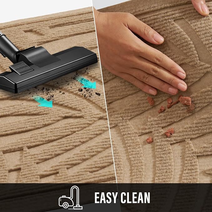 Front Door Mat, Absorbent Resist Dirt Welcome Door Mat Indoor Outdoor, - Image 6