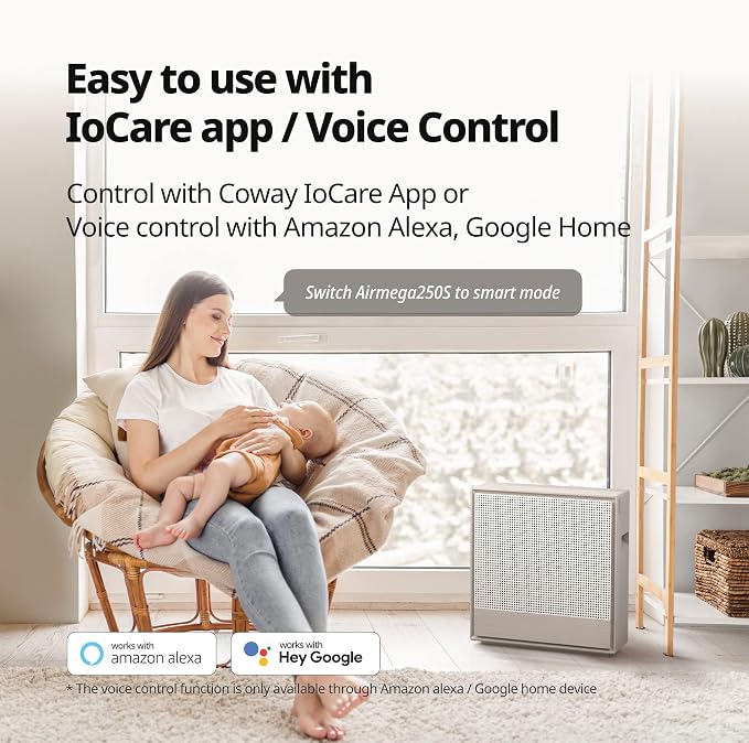 COWAY Air Purifiers for Home Large Room Up to 930 ft², Washable Pre-Filter and - Image 6