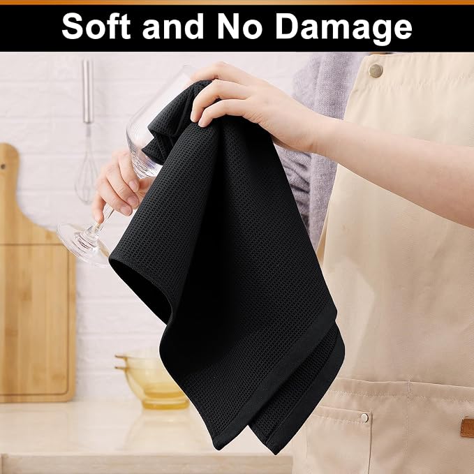 Homaxy 100% Cotton Waffle Weave Kitchen Towels - Image 4