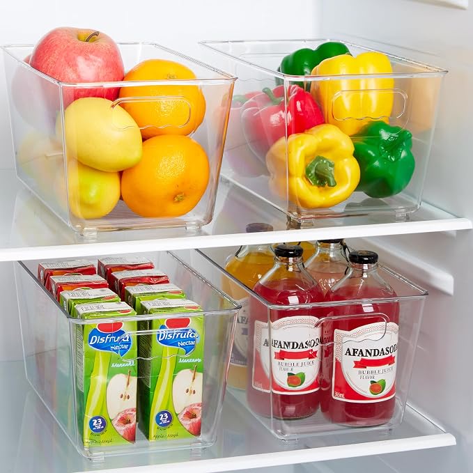 Vtopmart Clear Plastic Storage Bins, Countertops, Freezer Organization - Image 8
