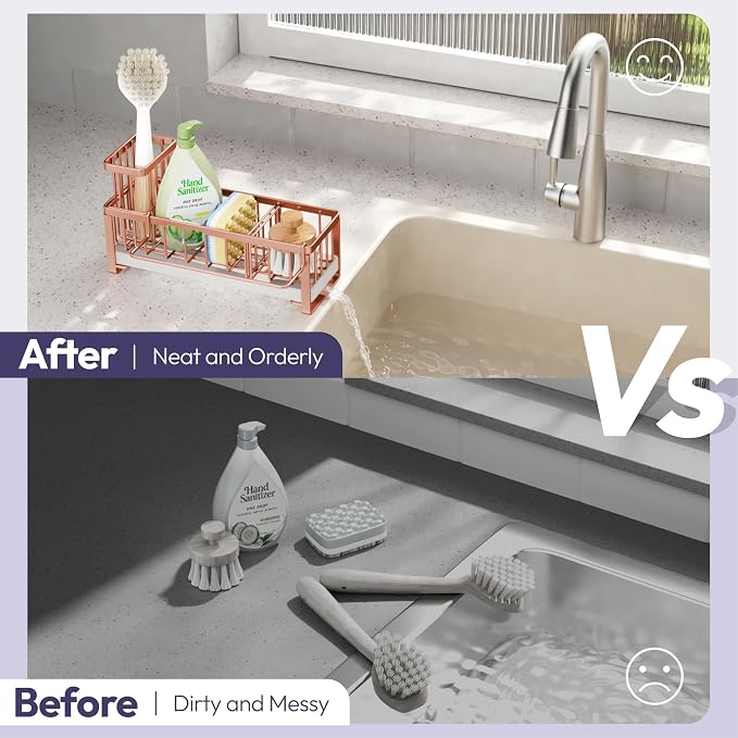 SWTYMIKI Sponge Holder for Kitchen Sink - Image 5