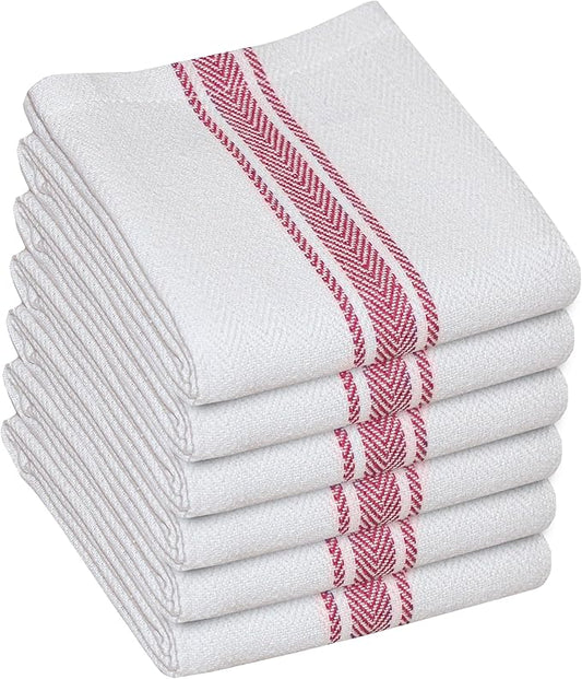 WHITEWRAP Kitchen Dish Towels for Kitchen, Highly Absorbent for Drying and by WHITEWRAP