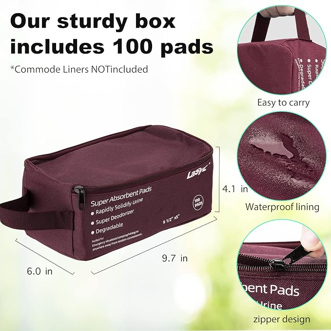 LaSyL Super Absorbent Commode Pads - Image 2