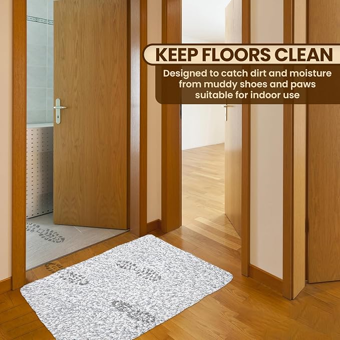 Premium Microfiber Indoor Door Mat – 36"x60" Washable Entry Mat, Waterproof - Image 4