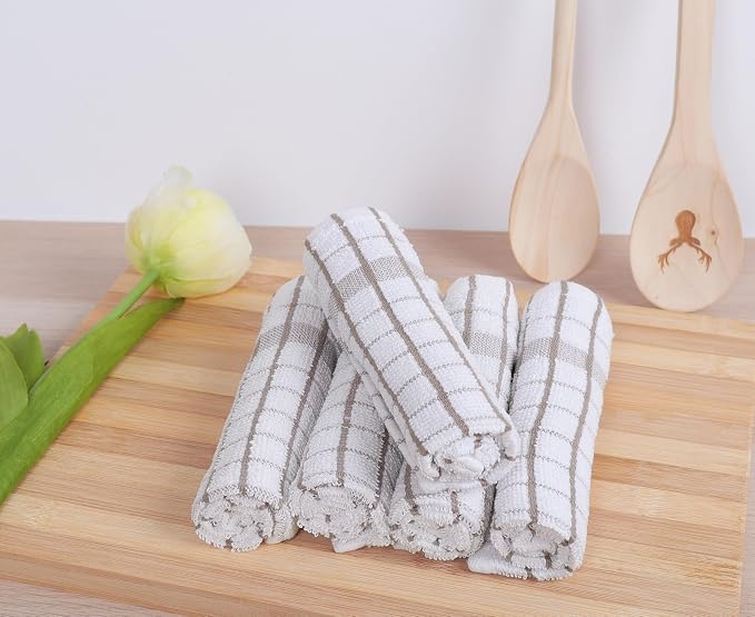 AMOUR INFINI Kitchen Dish Cloths Set of 8 - Image 5