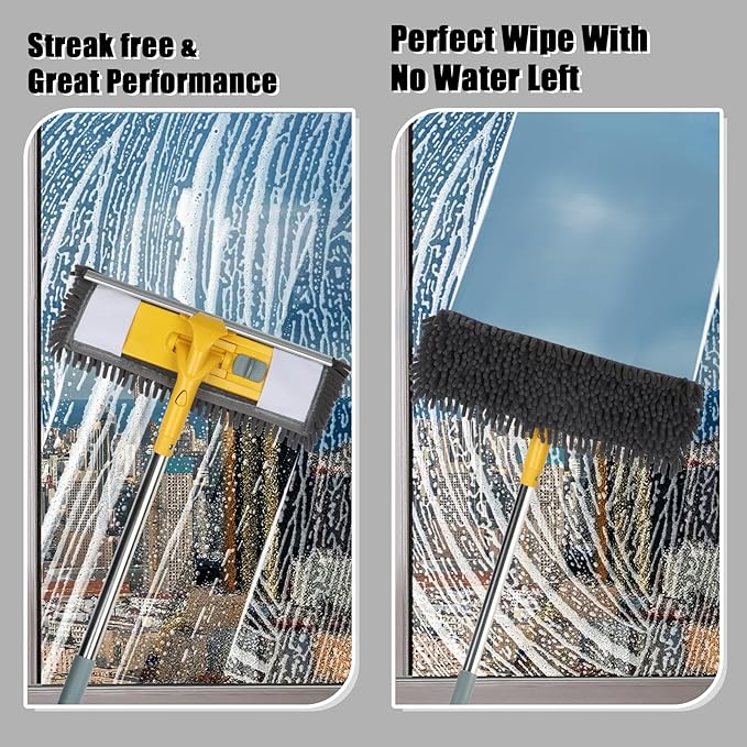 81" Long Handle Window Cleaner Tool Squeegee - Image 4
