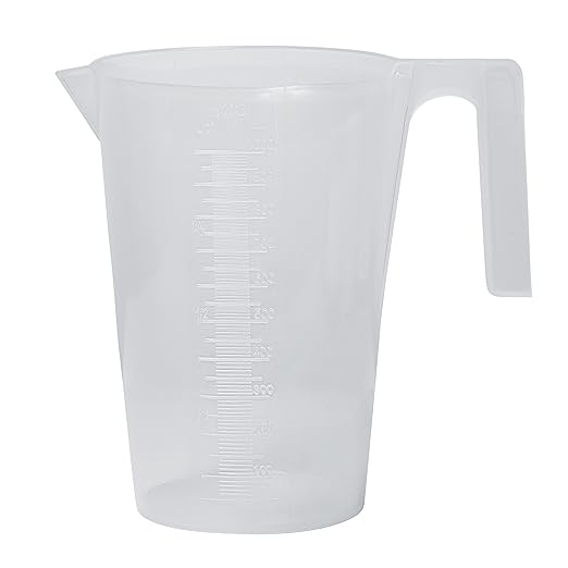 SP Bel-Art Tall Form 1000ml Polypropylene Graduated Pitcher, Chemical-Resistant by SPBel-Art
