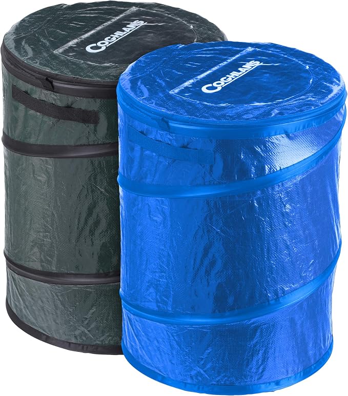 Coghlan's Pop-Up Lightweight Trash & Recycle Can – Collapsible Dual-Purpose Bin - Image 4