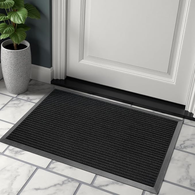 Vicwe Front Door Mat Indoor Outdoor Entrance, Low Profile, Easy Clean Entryway by Vicwe