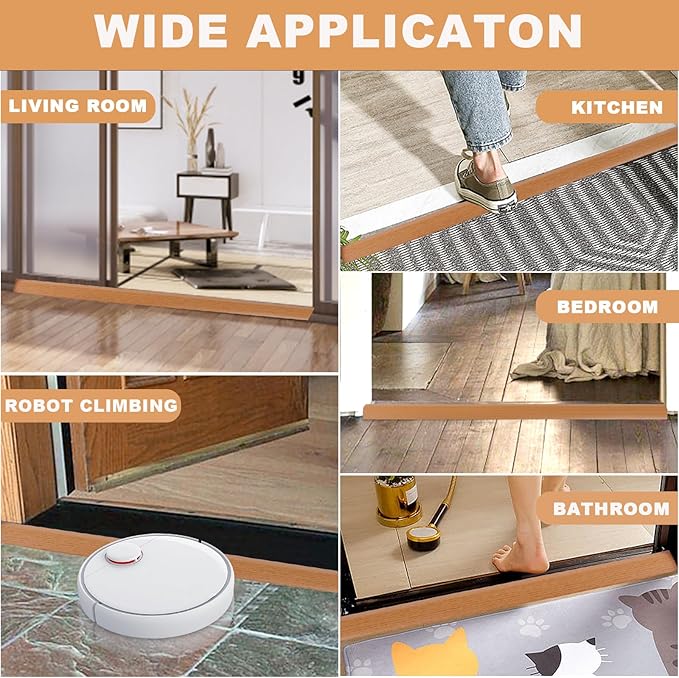 Vinyl Door Threshold Flooring Transition Strip Self Adhesive Carpet Edging Strip - Image 6