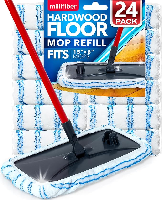 Microfiber Mop Refills 15x8 Inches by Millifiber