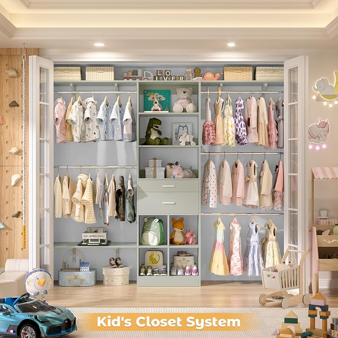 Closet System - 4.75-8FT Closet Organizer System - Image 2
