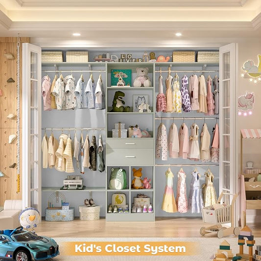 Closet System - 4.75-8FT Closet Organizer System - Image 2