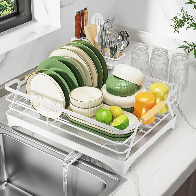 Epicano Dish Drying Rack for Kitchen Counter, Space-Saving Dish Rack, Rustproof by Epicano