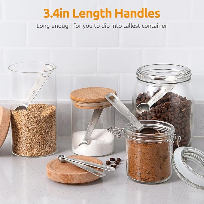 U-Taste 18/8 Stainless Steel Measuring Spoons Set: 7 Piece - Image 7